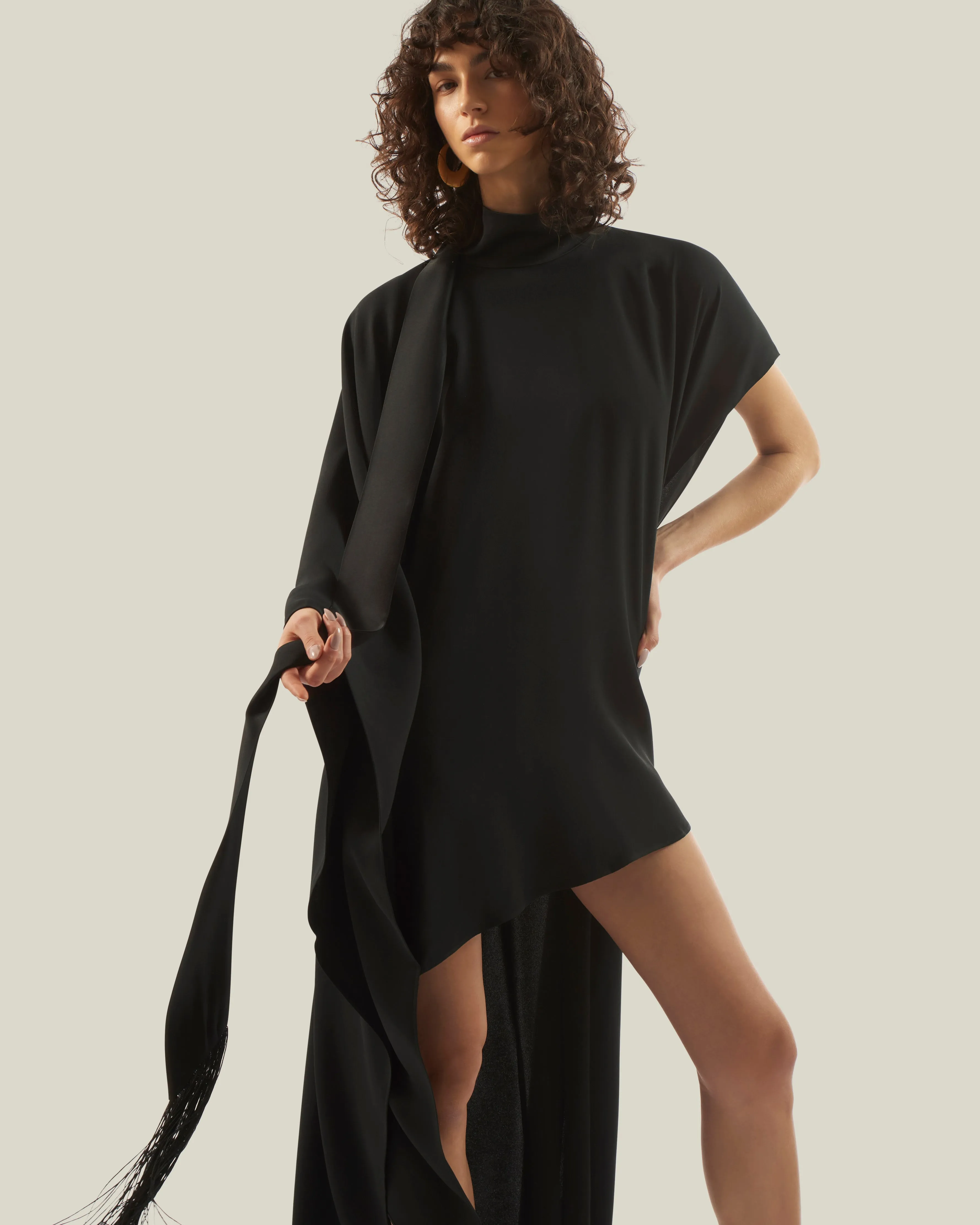 California Kaftan in Black sold by Taller Marmo product image thumbnail 4