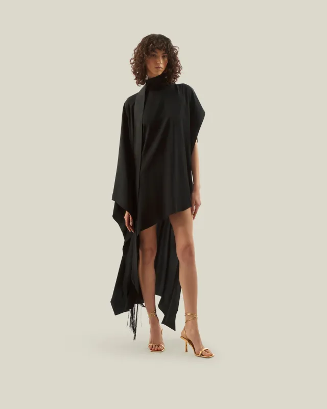 California Kaftan in Black made by Taller Marmo
