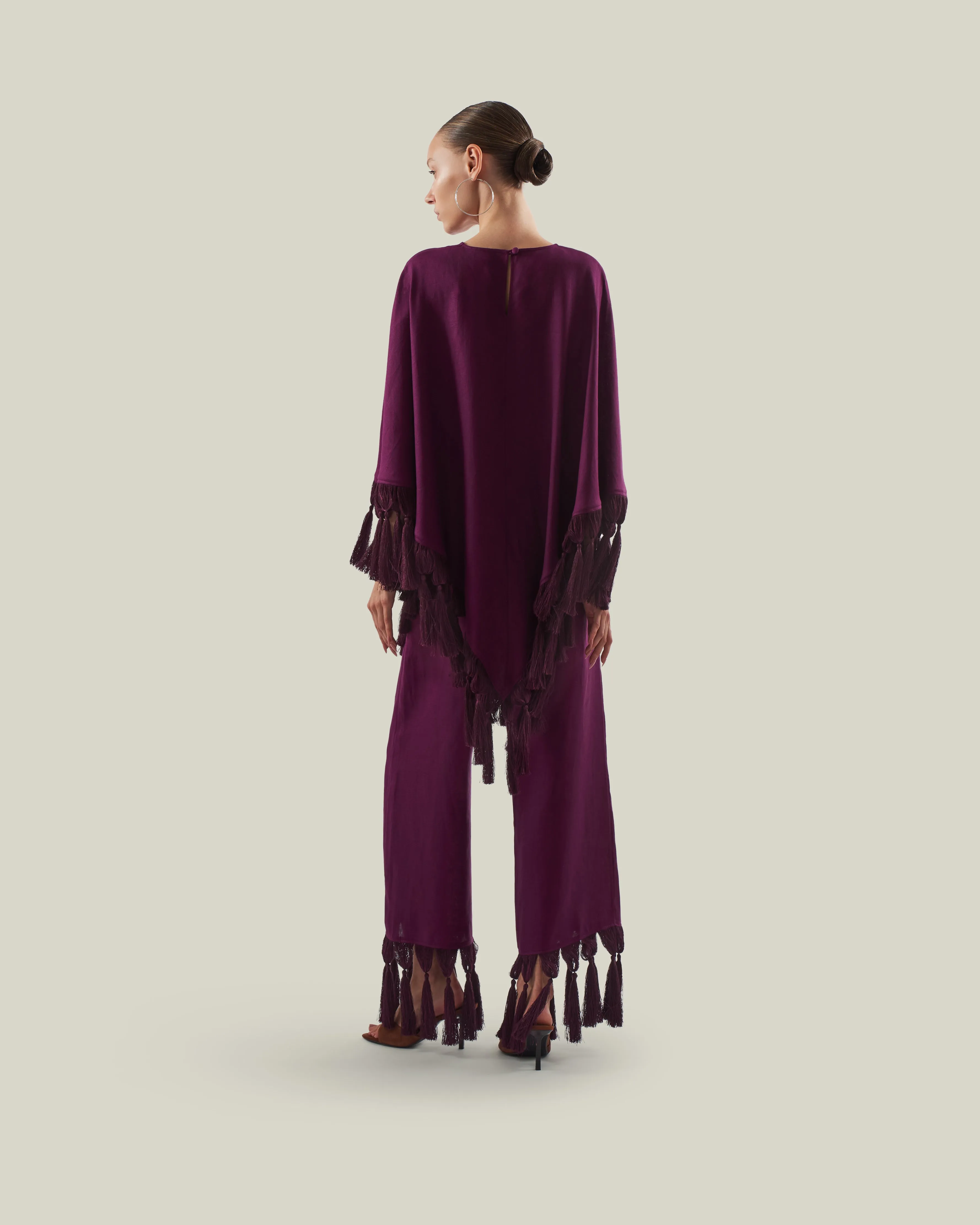 Gloria Blouse in Plum sold by Taller Marmo product image thumbnail 2