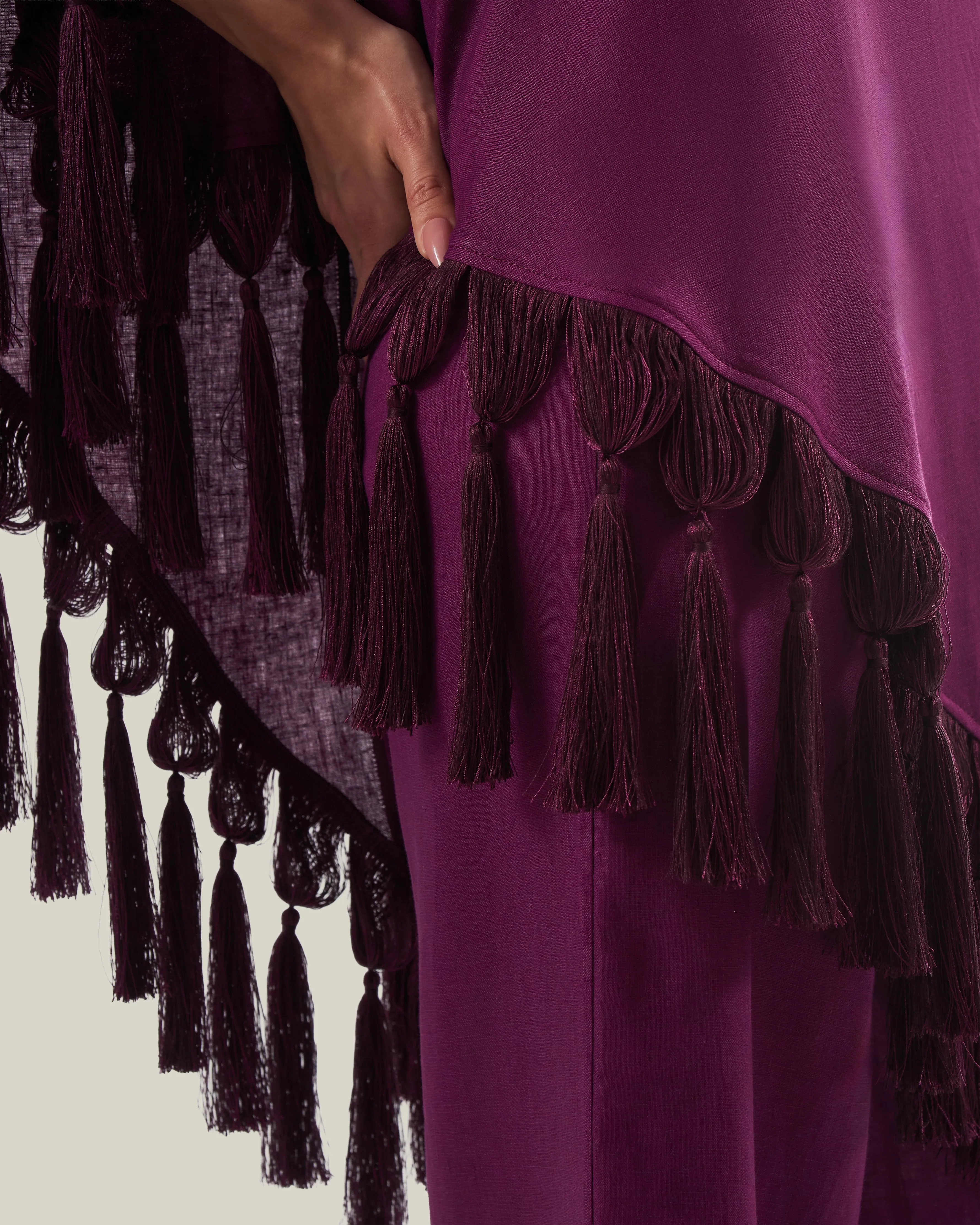 Gloria Blouse in Plum sold by Taller Marmo product image thumbnail 5