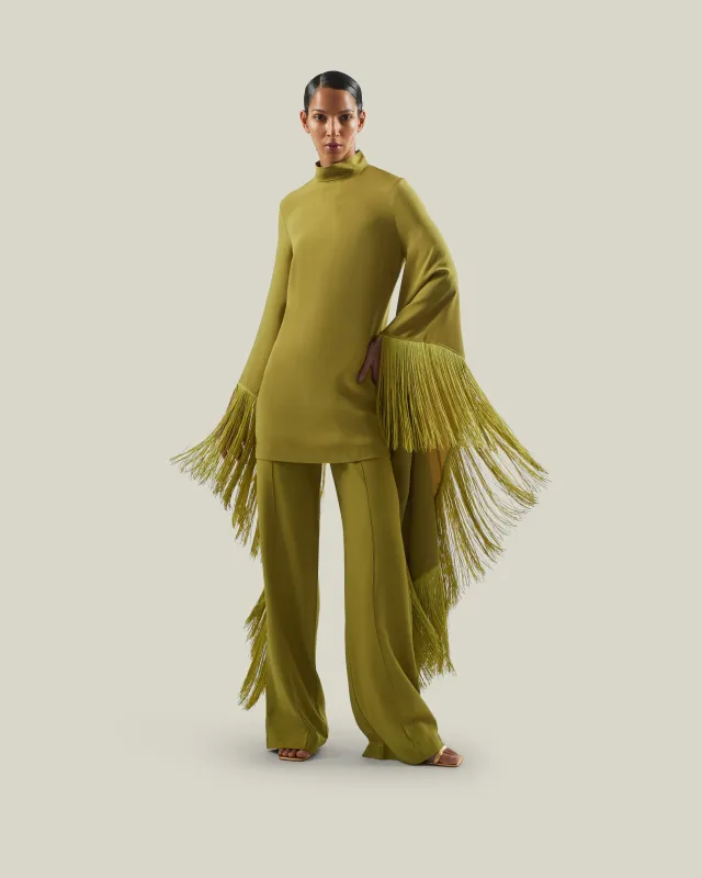 Marlene Pants in Citron made by Taller Marmo