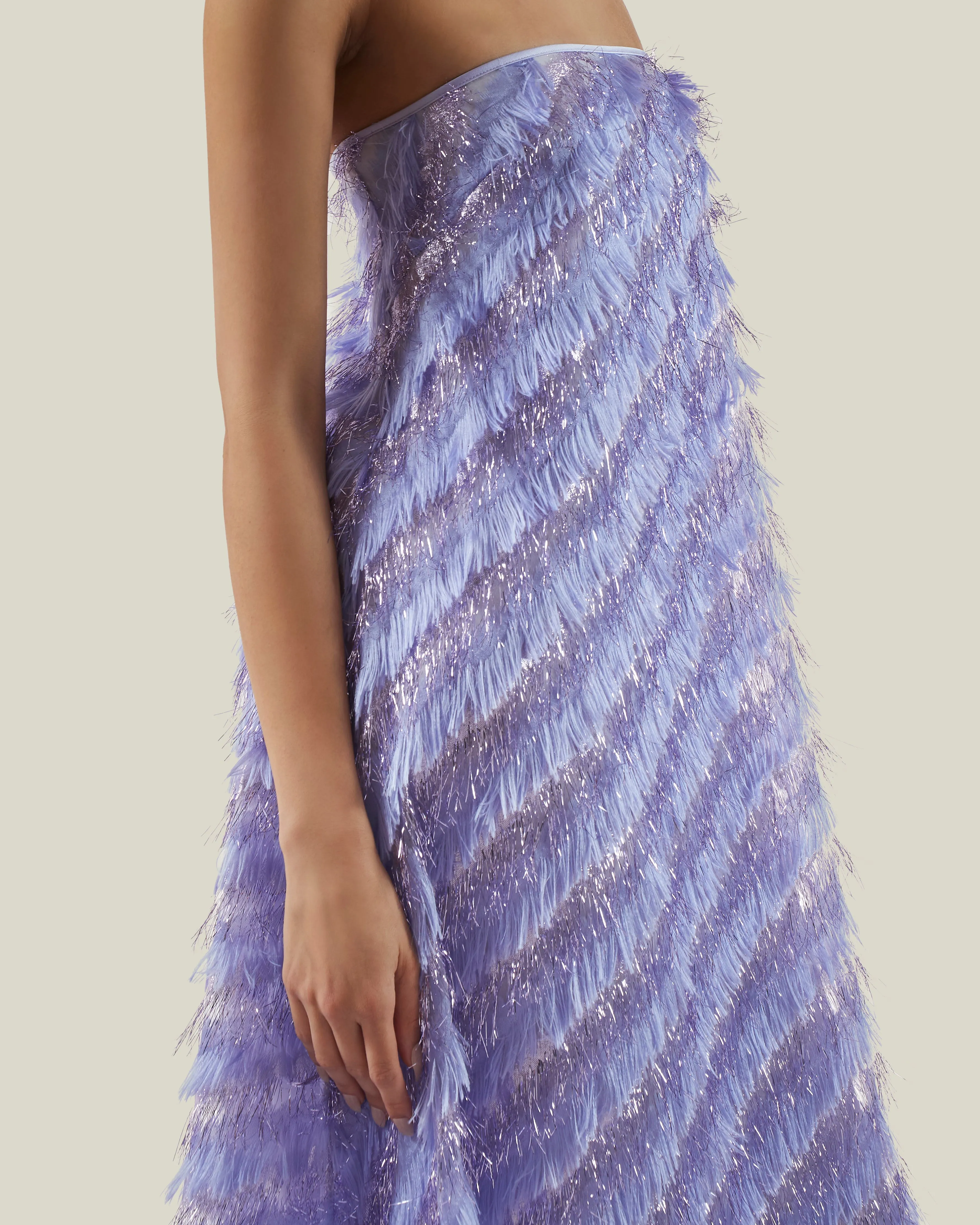 Anguilla Gown in Lilac sold by Taller Marmo product image thumbnail 4