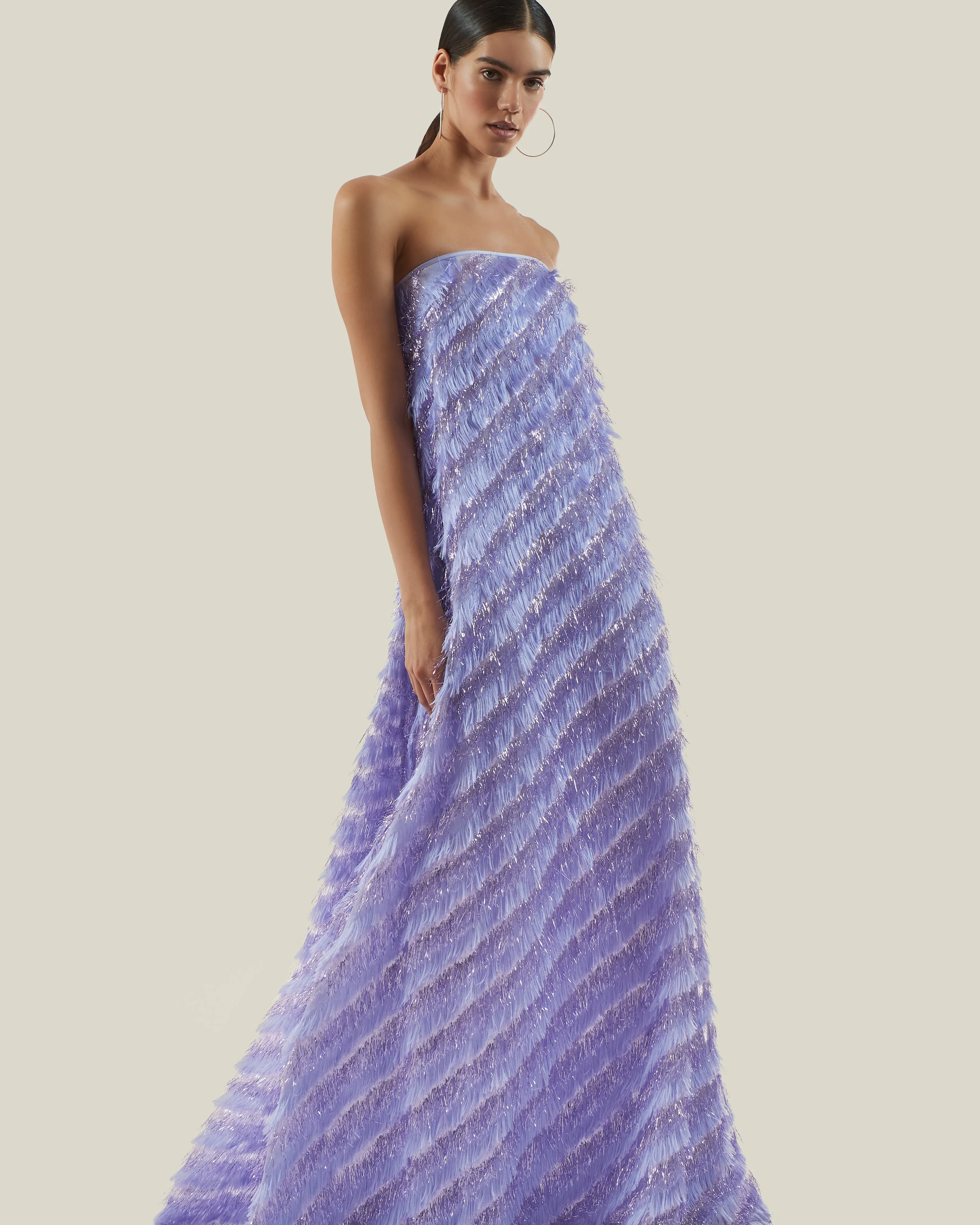 Anguilla Gown in Lilac sold by Taller Marmo product image thumbnail 5
