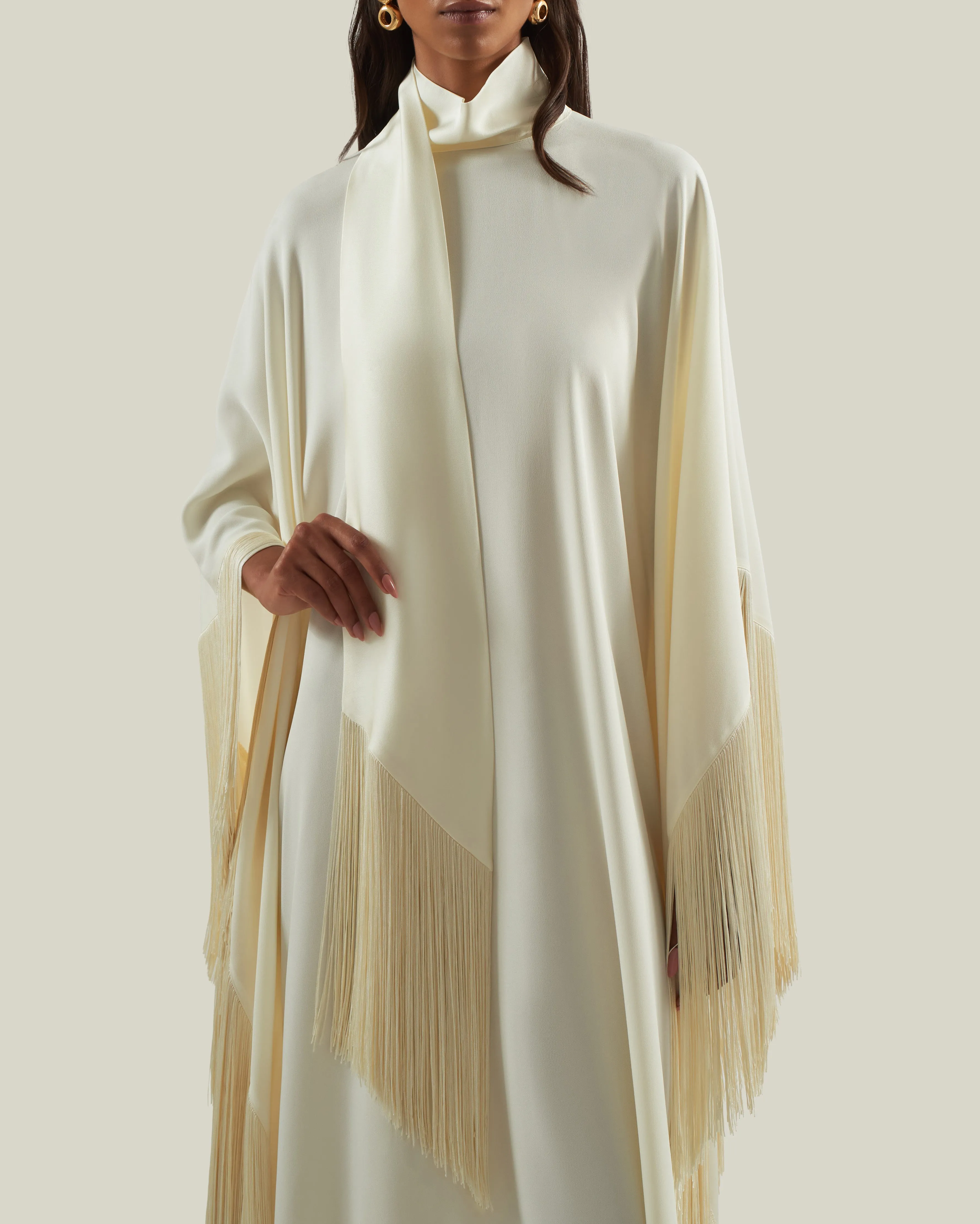 Mrs Ross Kaftan in Ivory sold by Taller Marmo product image thumbnail 4