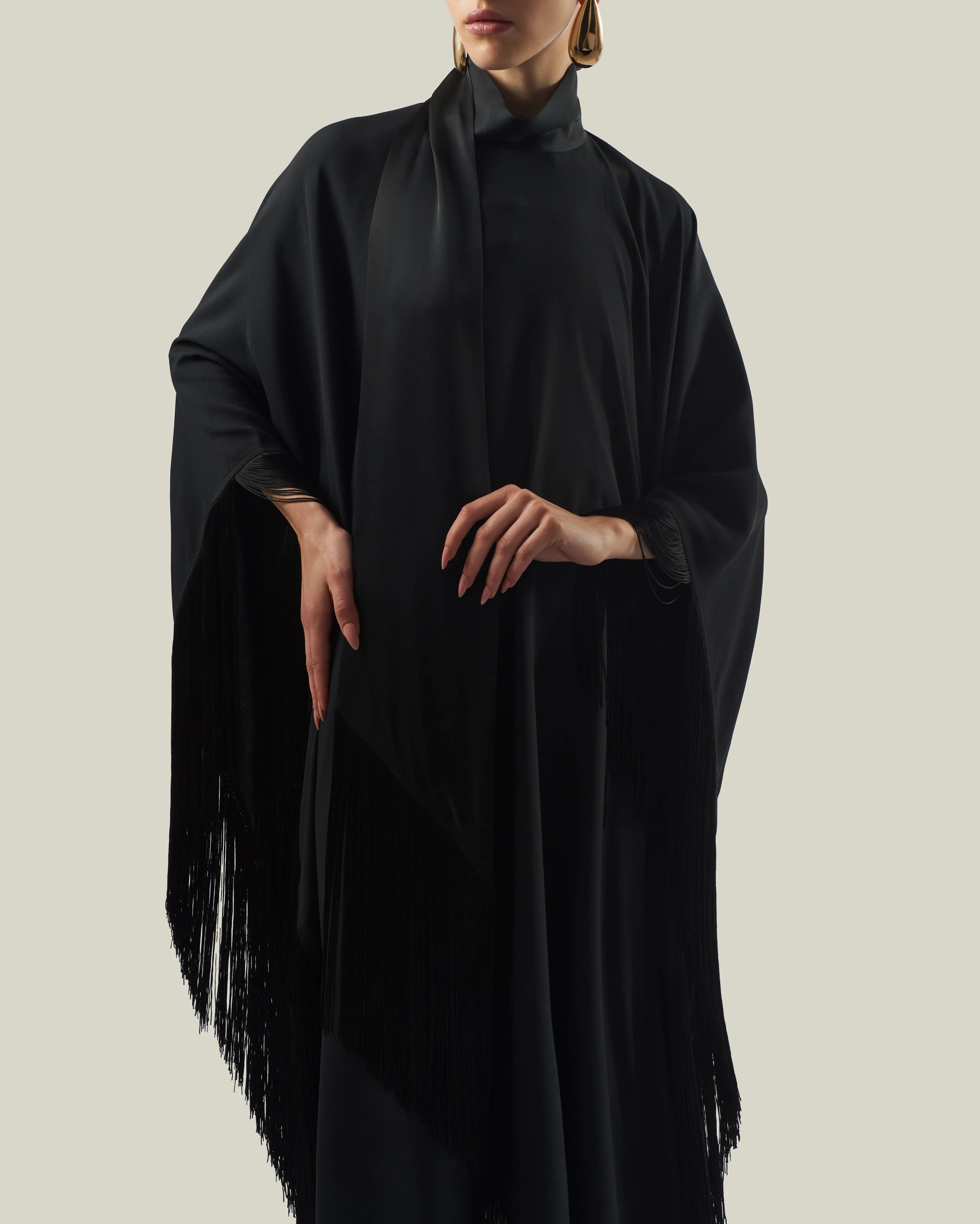 Mrs Ross Kaftan in Black sold by Taller Marmo product image thumbnail 4