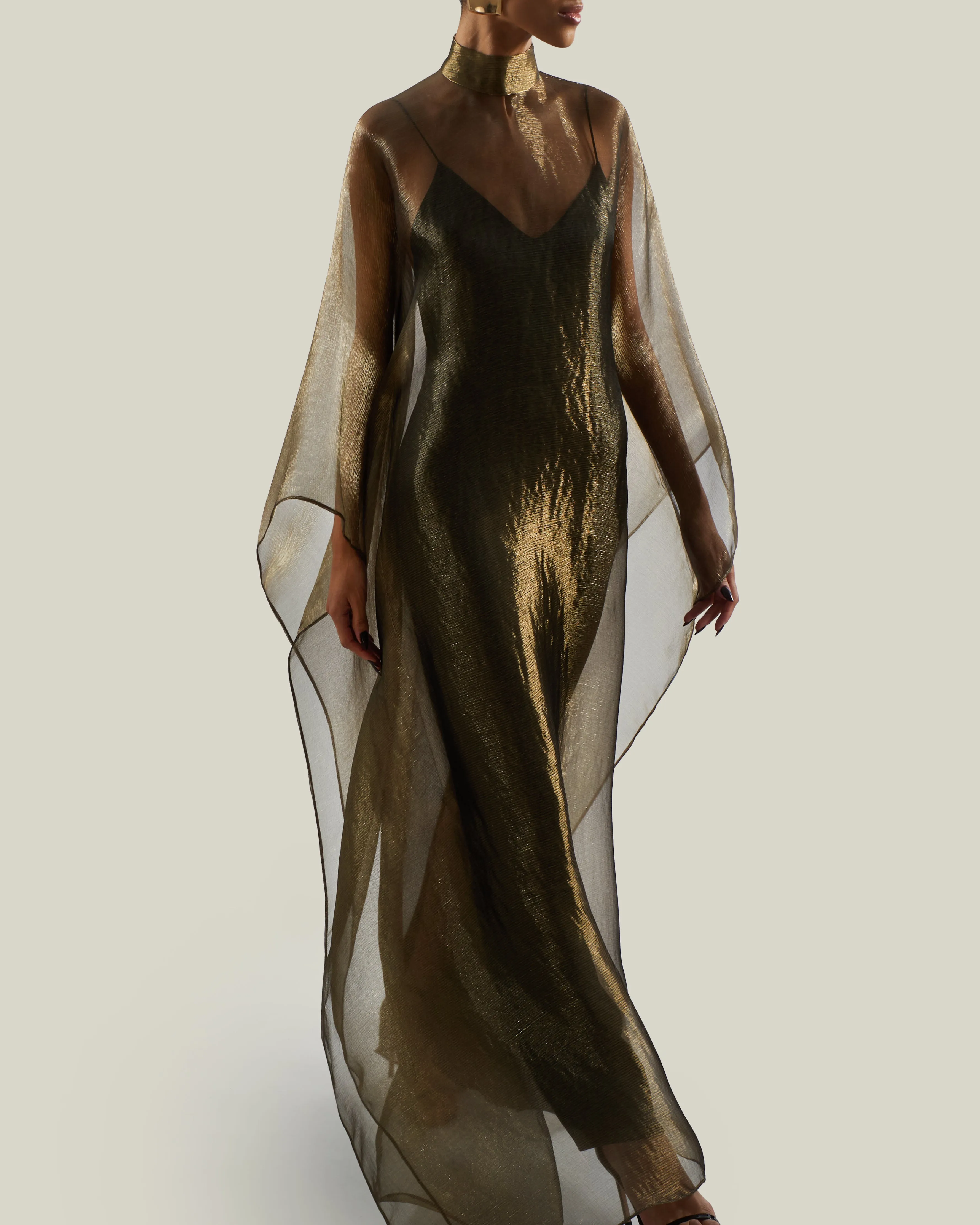 Sphinx Kaftan in Antique Gold sold by Taller Marmo product image thumbnail 5