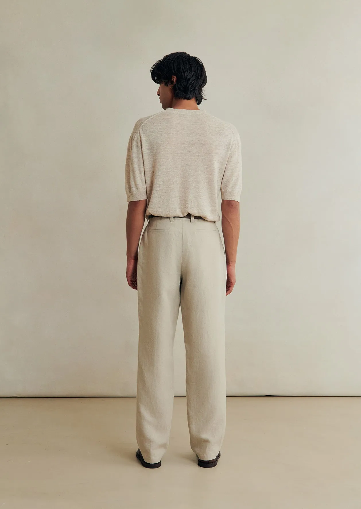 One Pleat Trousers sold by De Bonne Facture product image thumbnail 4