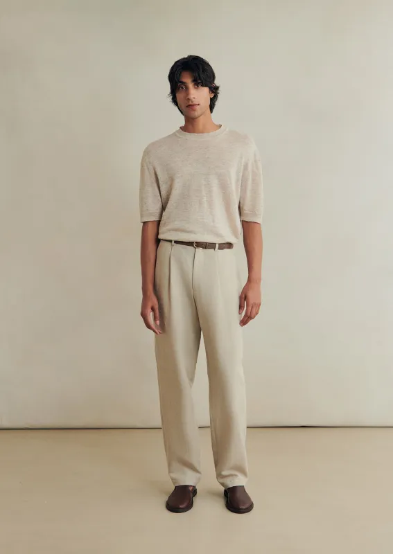 One Pleat Trousers made by De Bonne Facture