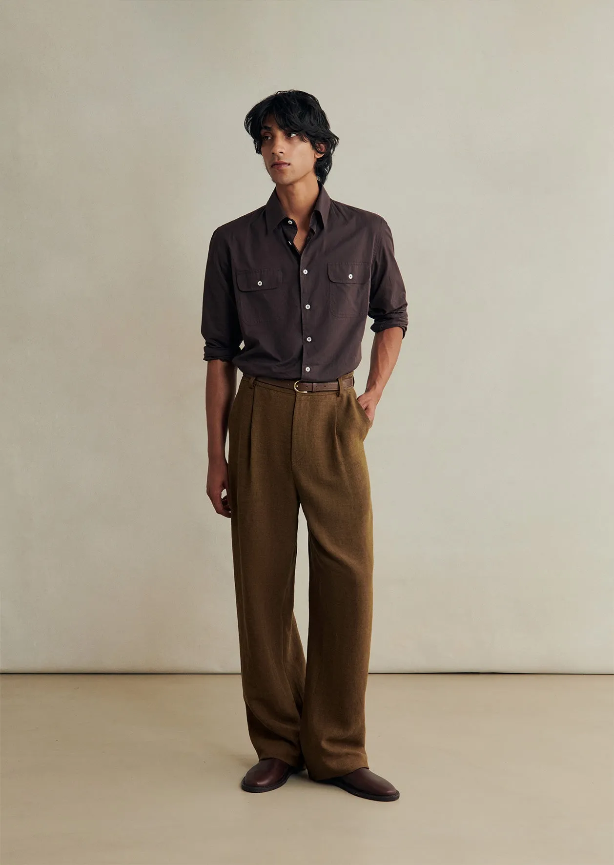 Grandad Trousers sold by De Bonne Facture product image thumbnail 3