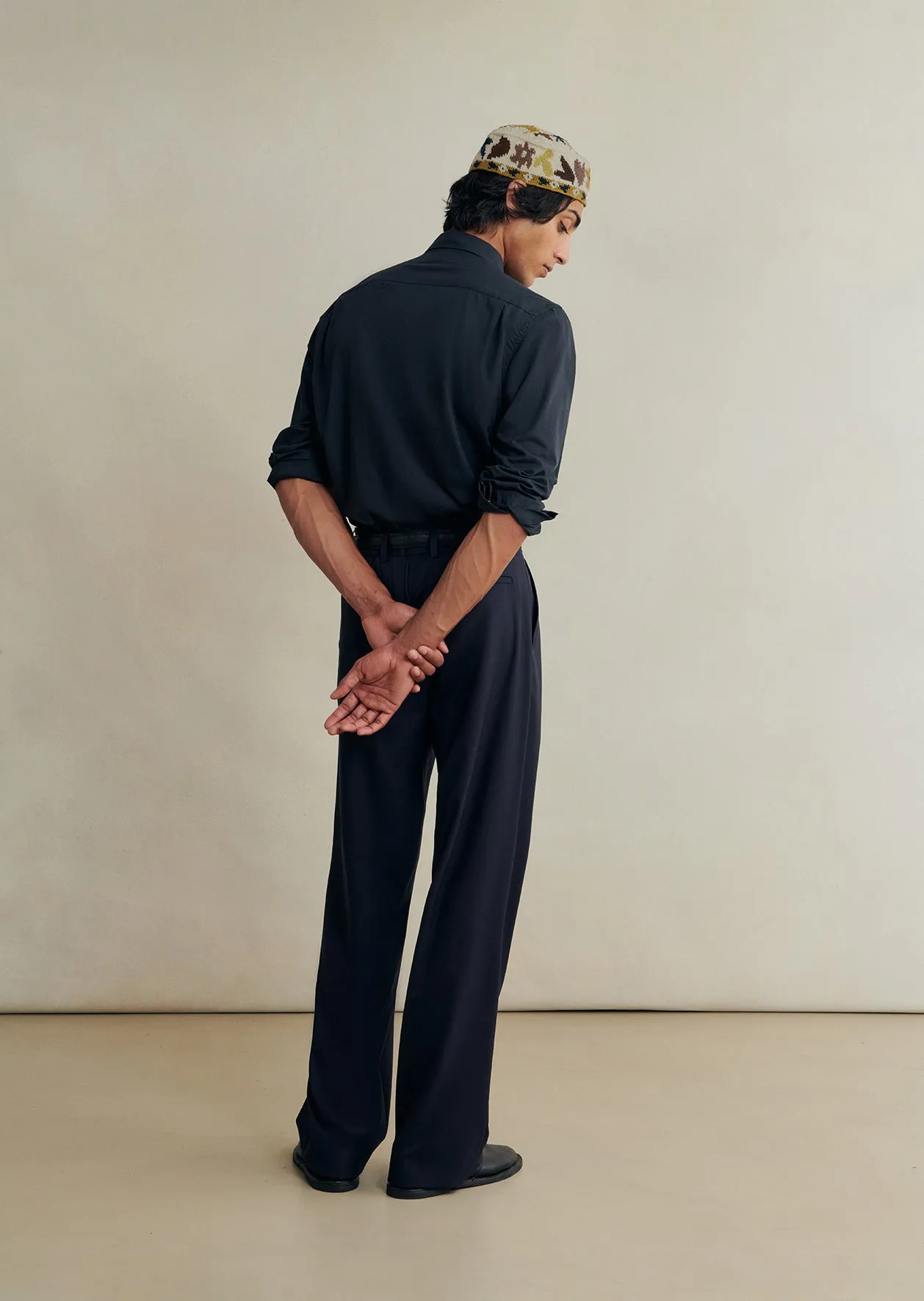 Grandad Trousers sold by De Bonne Facture product image thumbnail 5