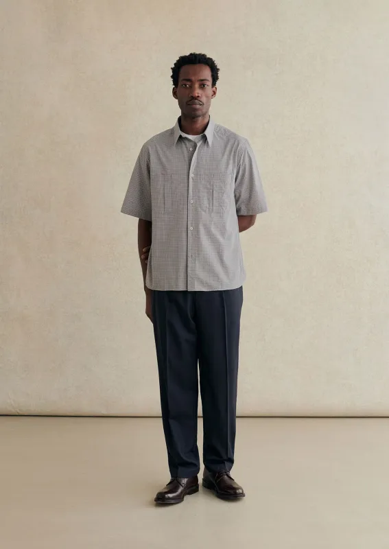 Short sleeve painter's shirt made by De Bonne Facture