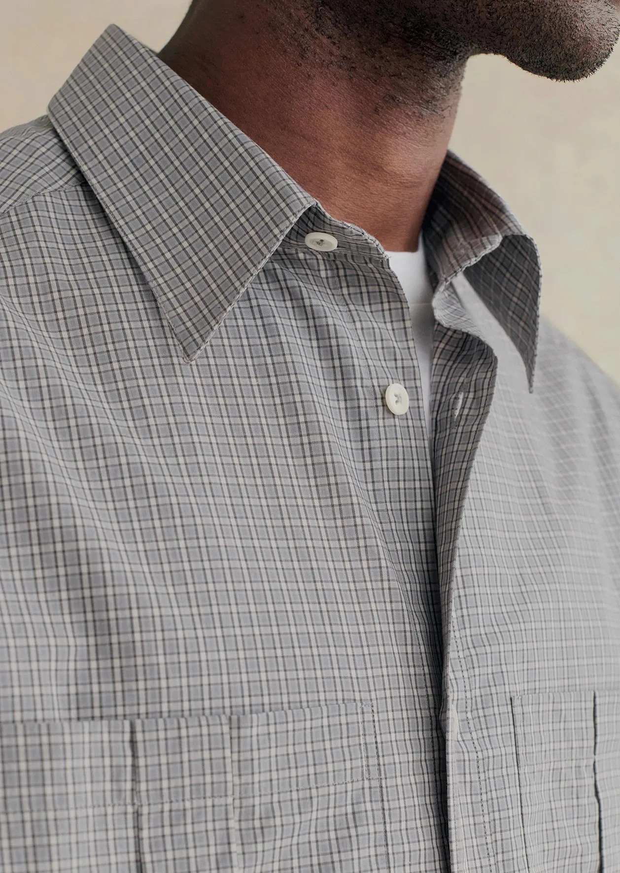 Short sleeve painter's shirt sold by De Bonne Facture product image thumbnail 3