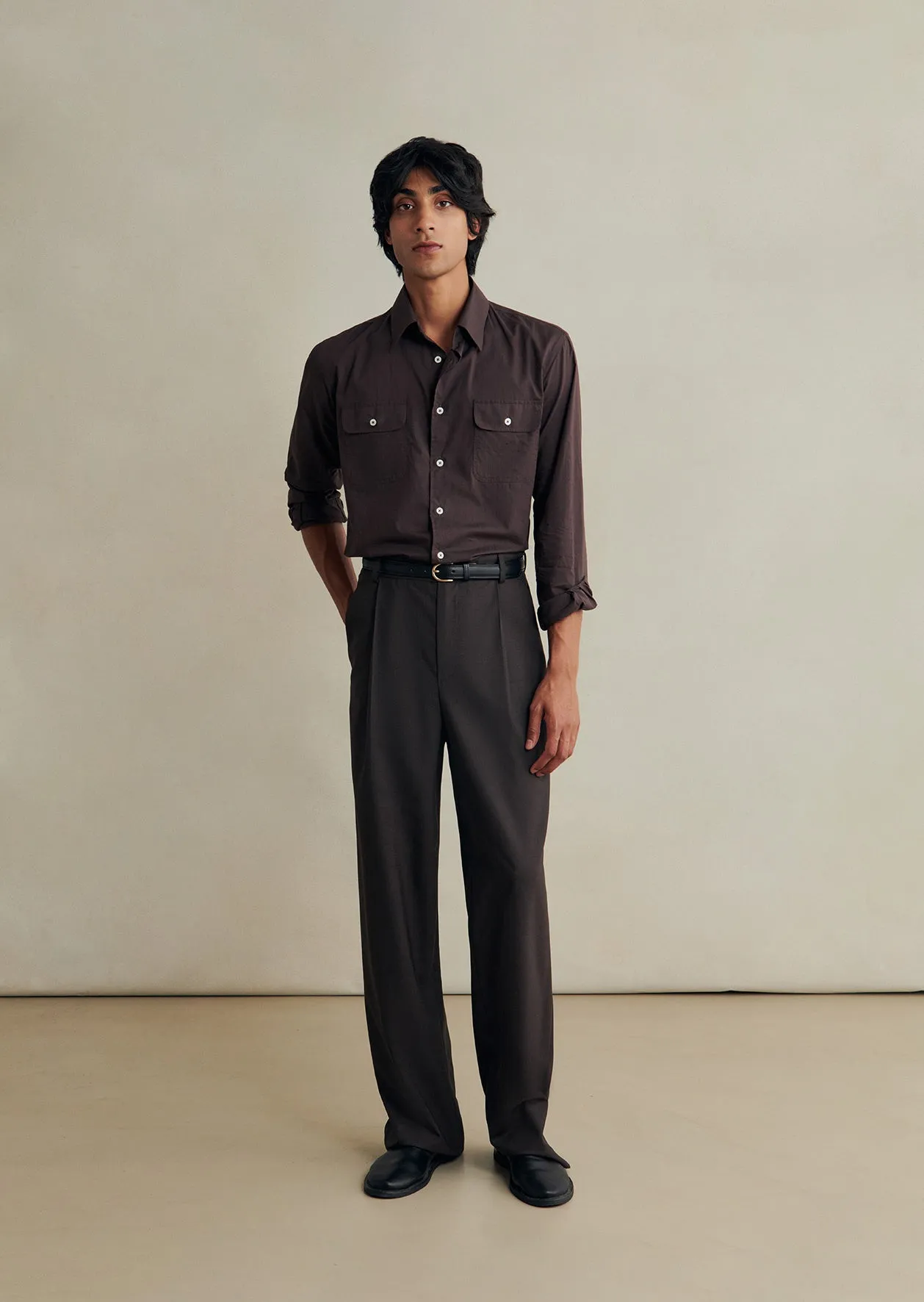 Grandad Trousers sold by De Bonne Facture