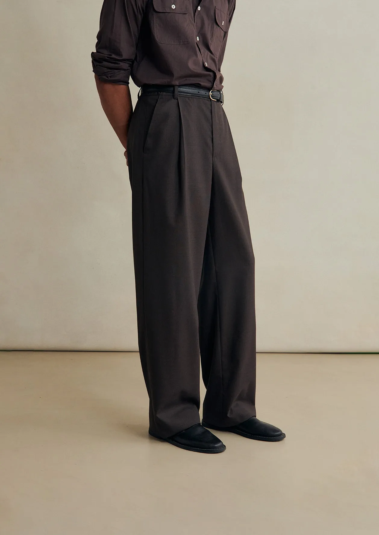 Grandad Trousers sold by De Bonne Facture product image thumbnail 2