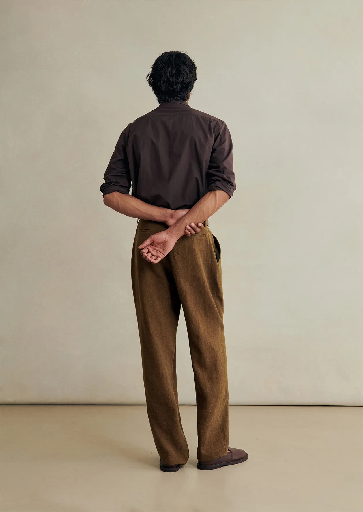 One Pleat Trousers sold by De Bonne Facture product image thumbnail 4