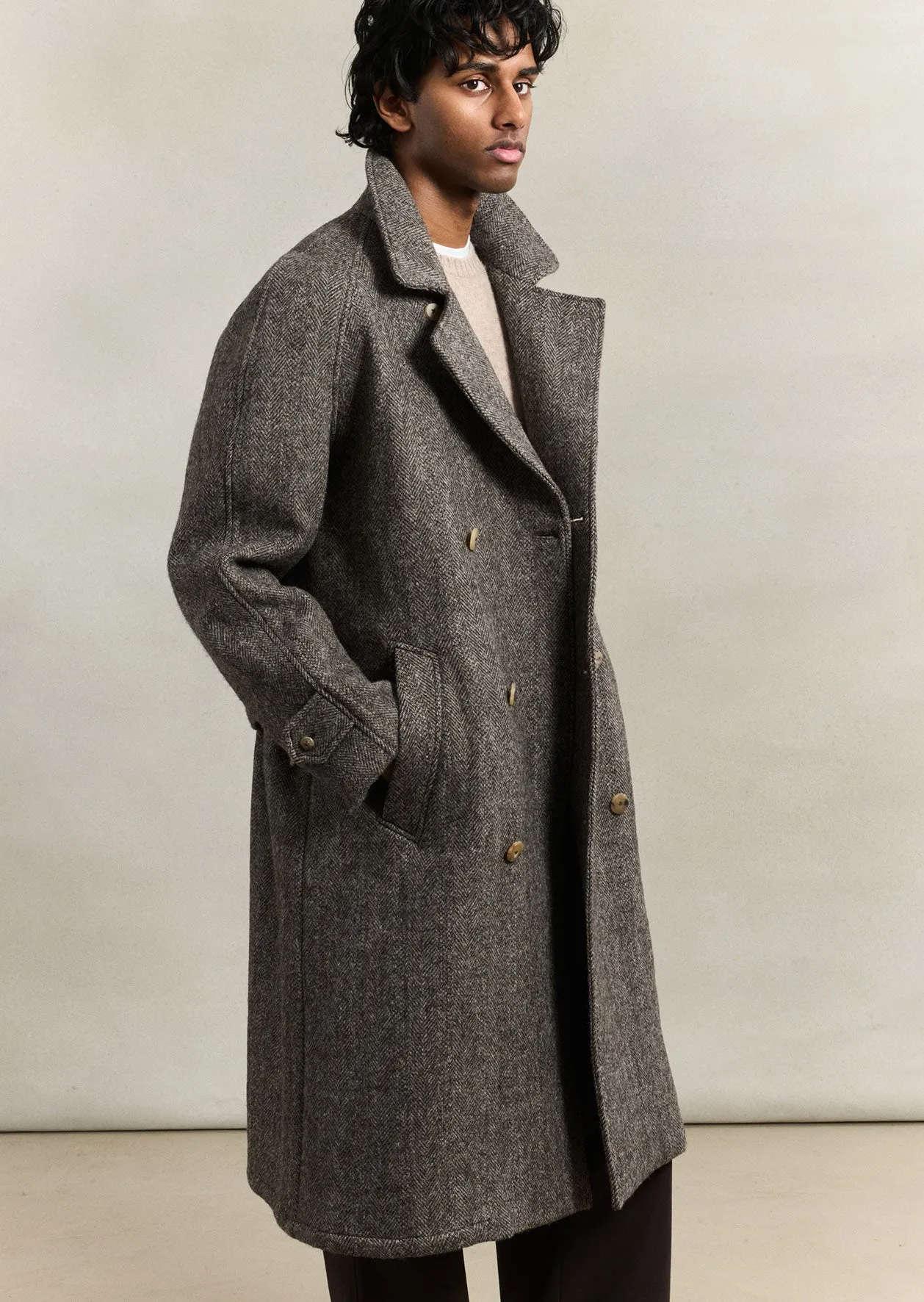Grandad coat sold by De Bonne Facture product image thumbnail 2
