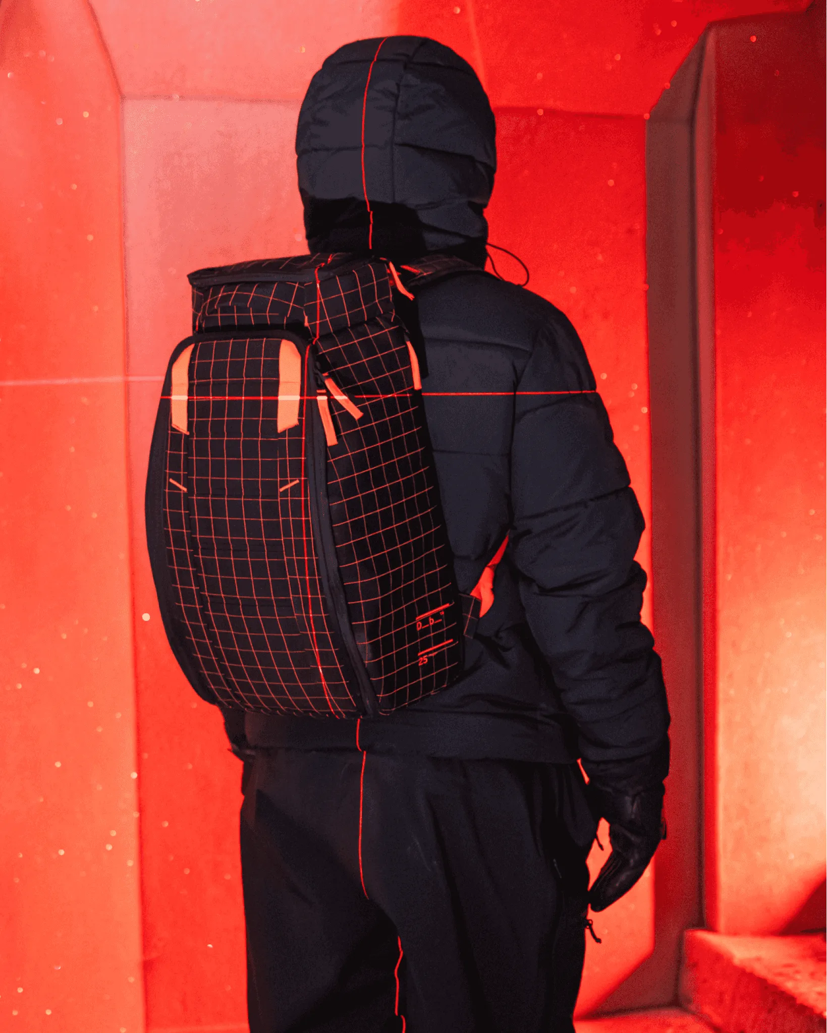 Hugger Backpack 25L Coral Flash sold by Db Journey product image thumbnail 2