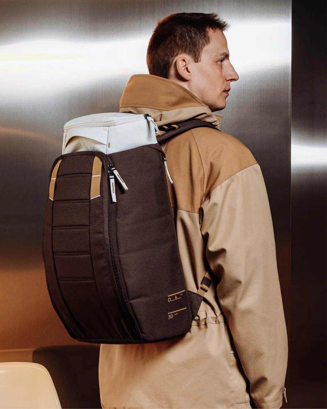 Hugger Backpack 30L Cappuccino sold by Db Journey product image thumbnail 2