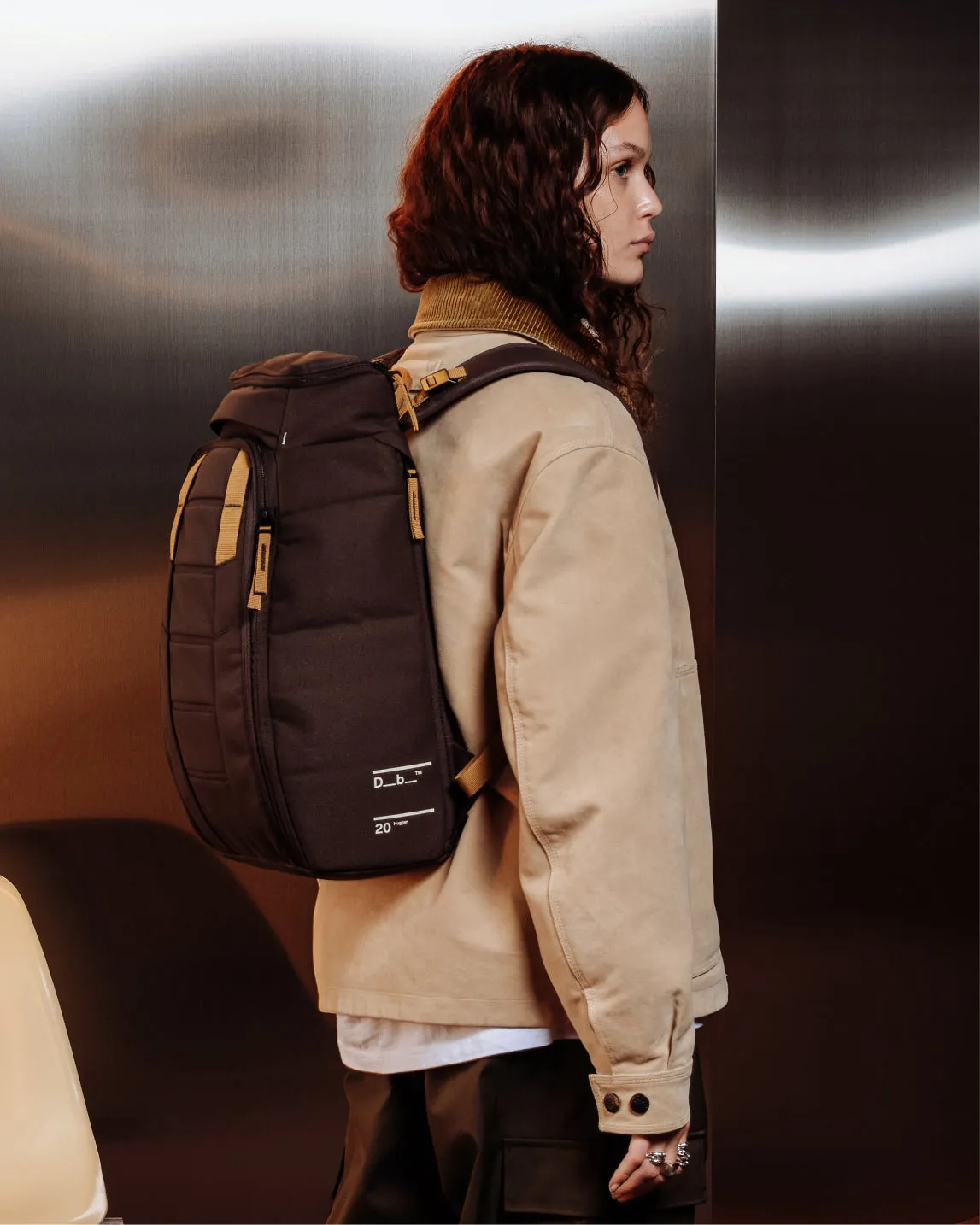 Hugger Backpack 20L Espresso sold by Db Journey product image thumbnail 2