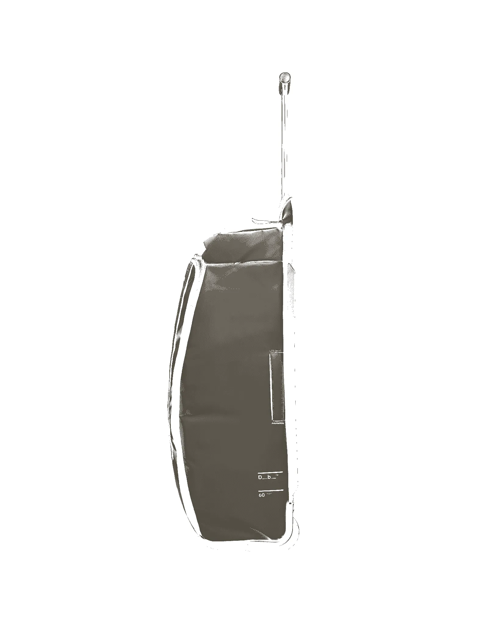 Hugger Roller Bag Check-in 60L Forest Green sold by Db Journey product image thumbnail 4