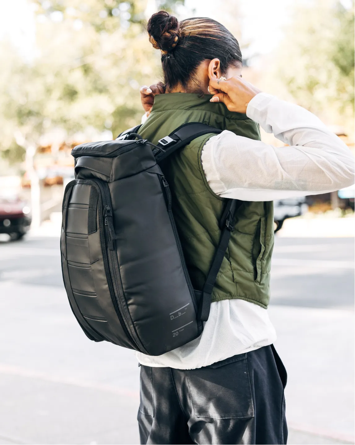 Hugger Backpack 20L Black Out sold by Db Journey product image thumbnail 2