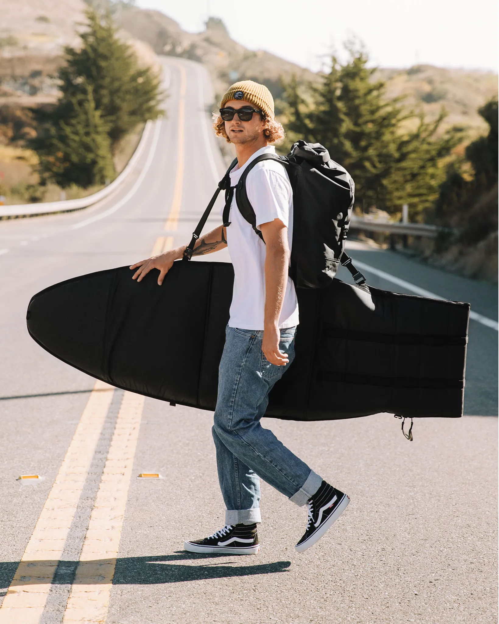 Surf Bag Single Board Short Black Out sold by Db Journey product image thumbnail 2