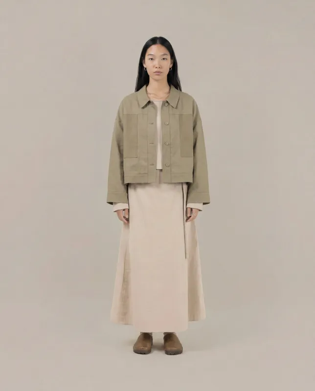 Ona Jacket [W] - Light Olive made by Satta