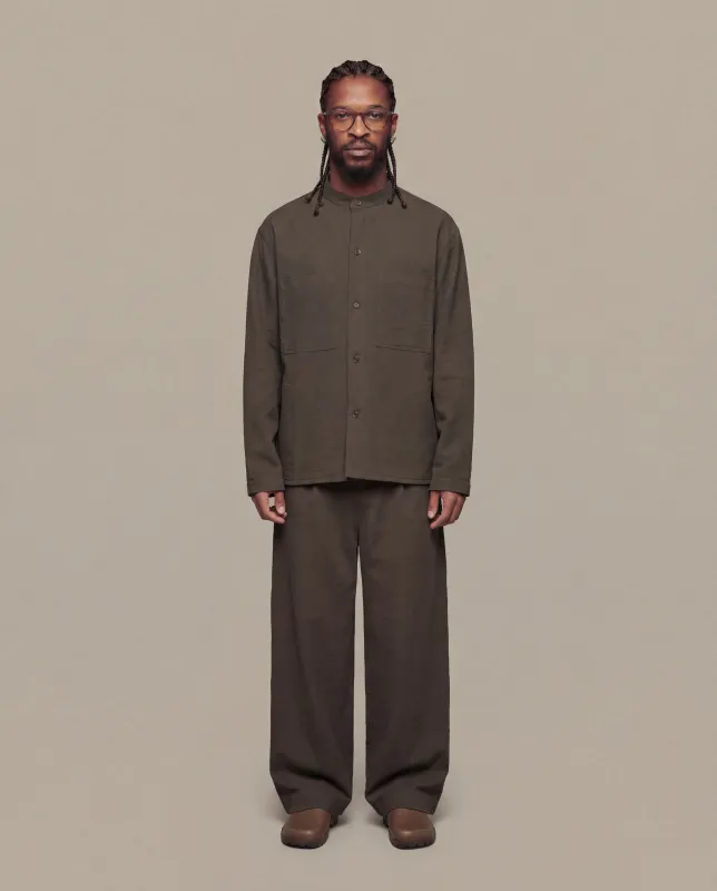 Suri Overshirt - Charcoal made by Satta