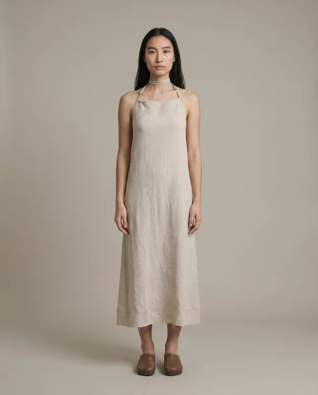 Spaghetti Dress [W] - Raw Ecru made by Satta