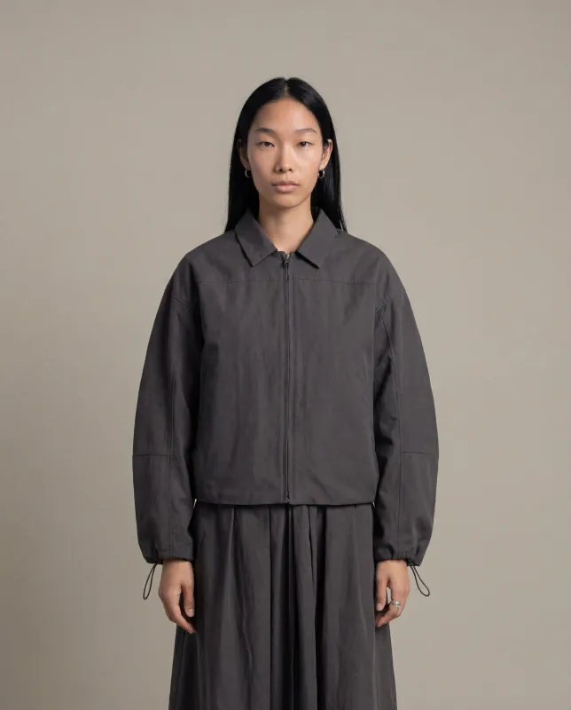 Grounds Jacket [W] - Charcoal made by Satta