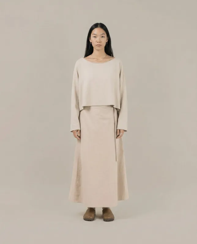 Wrap Skirt [W] - Stone made by Satta