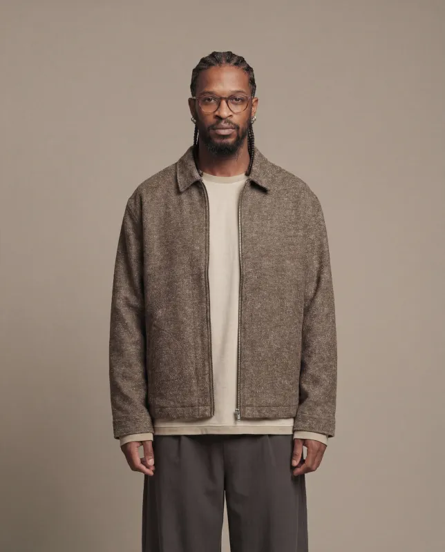 Topo Jacket - Speckled Brown made by Satta