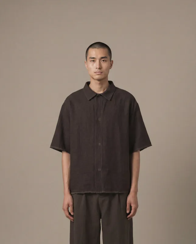 Tack Shirt - Speckled Brown made by Satta