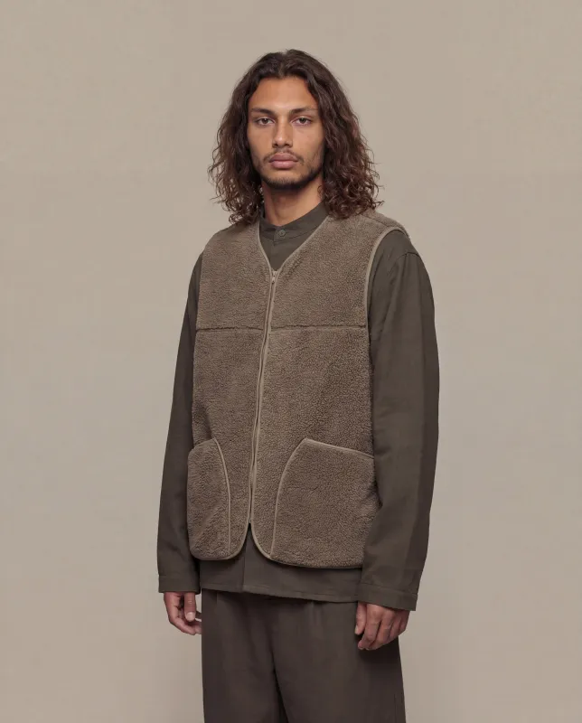 Sibsi Vest - Plum Brown made by Satta