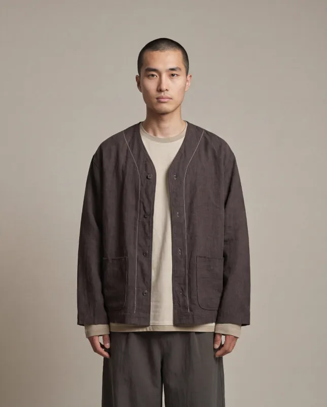 Baseball Collar Layer - Speckled Brown made by Satta