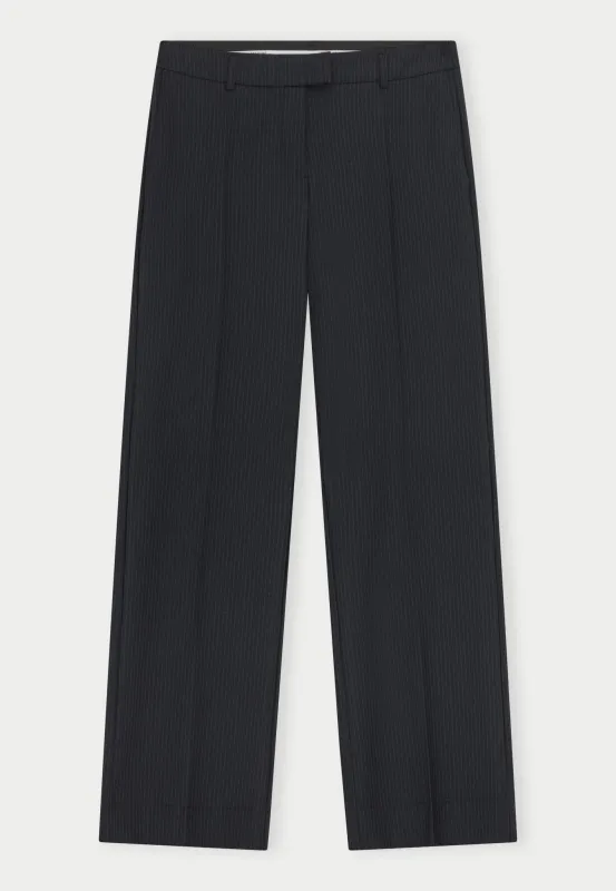 Jack Pants - Navy Pinstripe made by Herskind