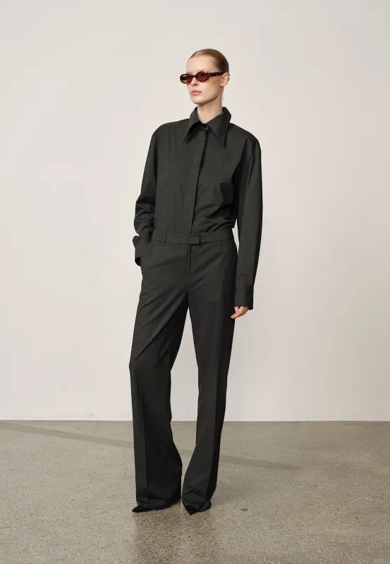 Jack Low Waist Pants - Dark Grey made by Herskind