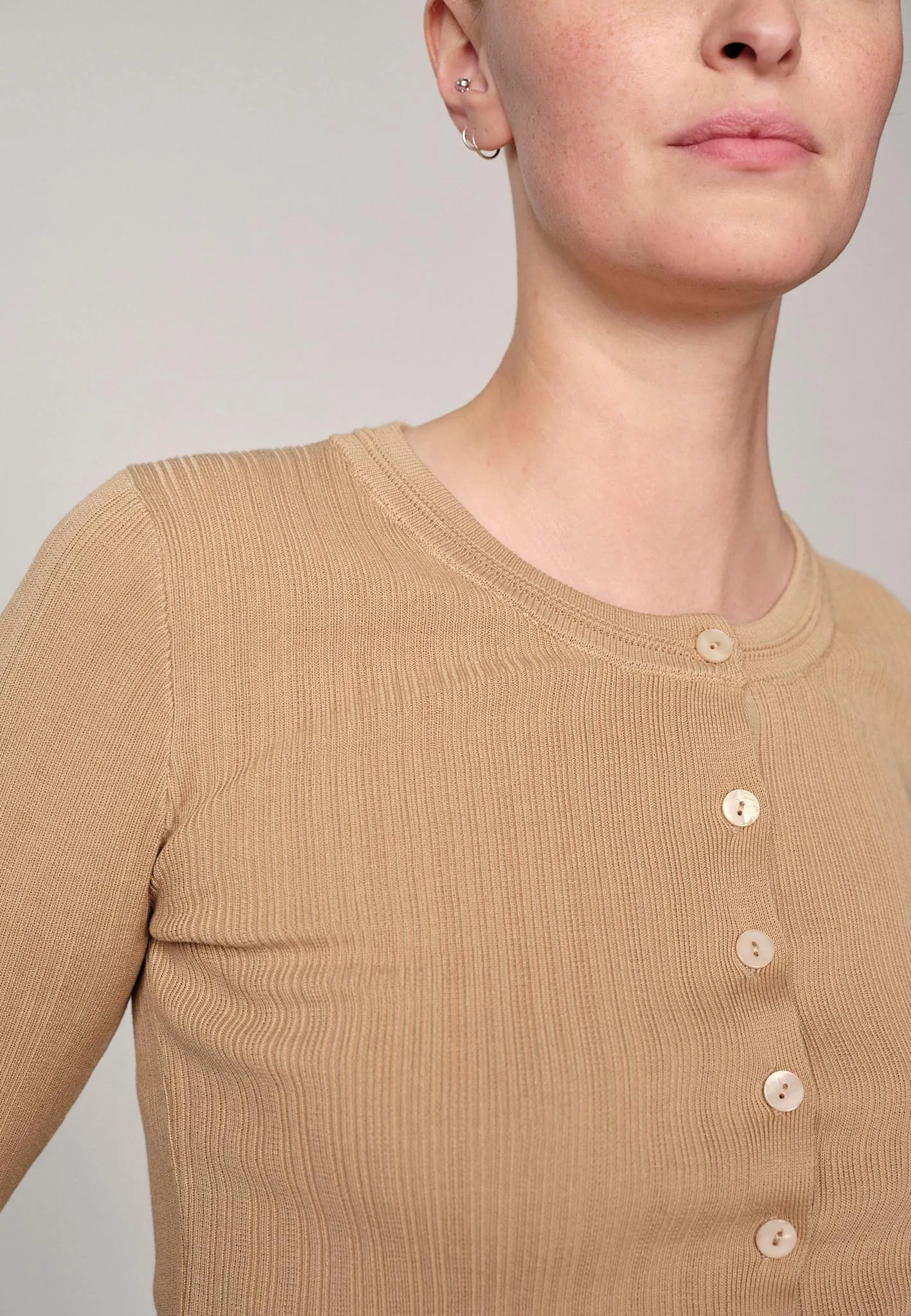 Brooks Knit Blouse - Sand sold by Herskind product image thumbnail 3