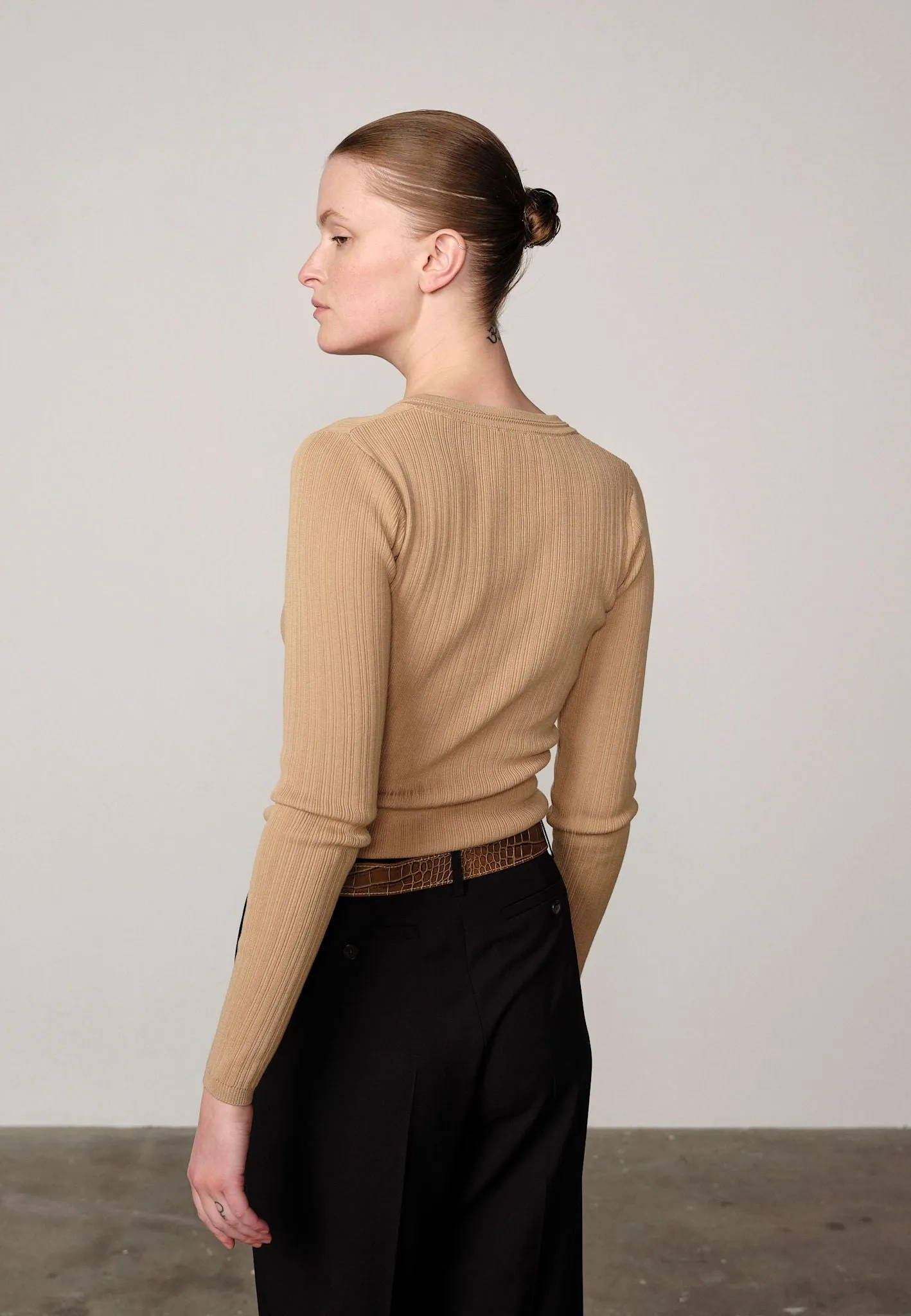 Brooks Knit Blouse - Sand sold by Herskind product image thumbnail 4