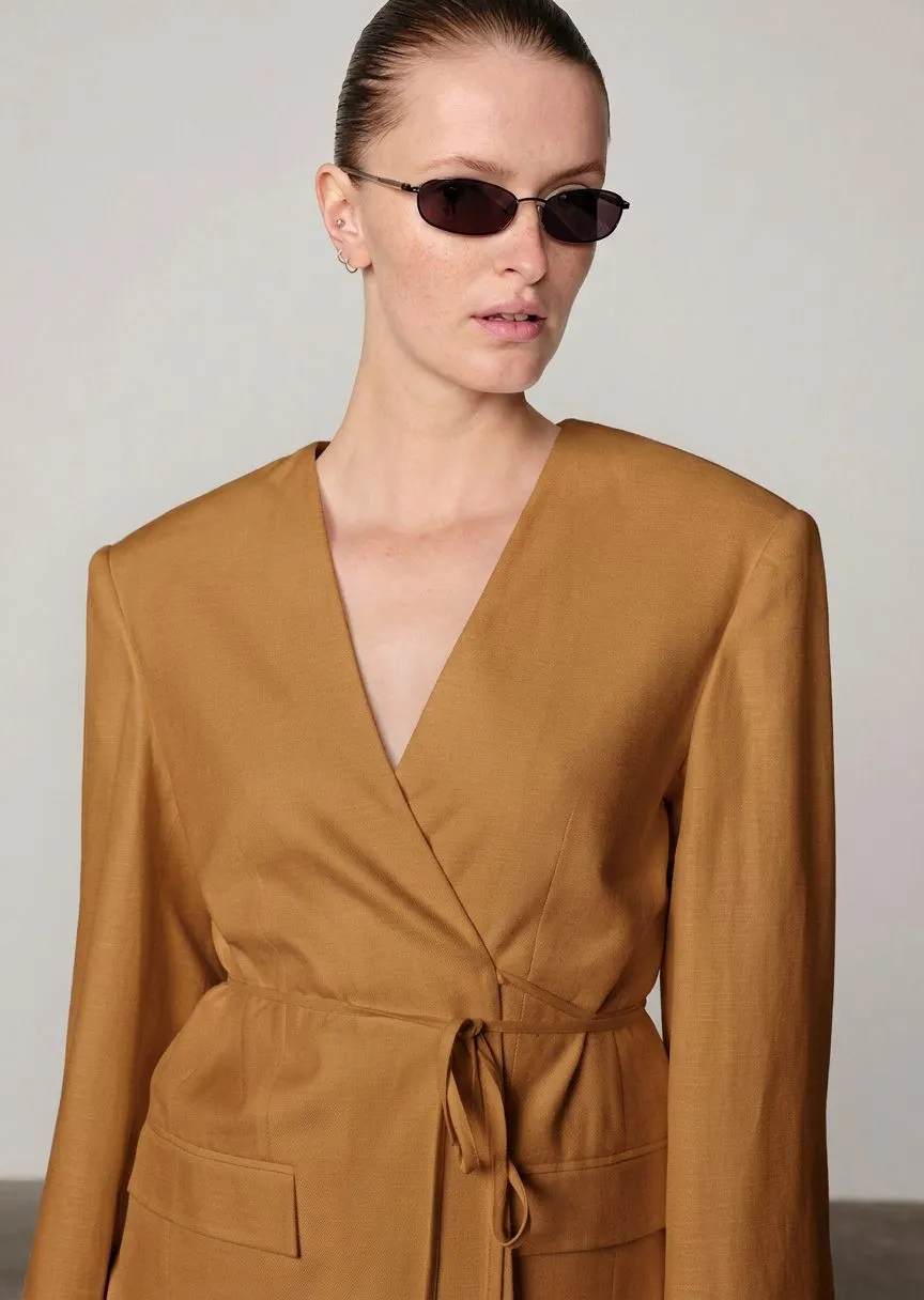 Indiana Oversized Blazer - Toffee sold by Herskind product image thumbnail 3