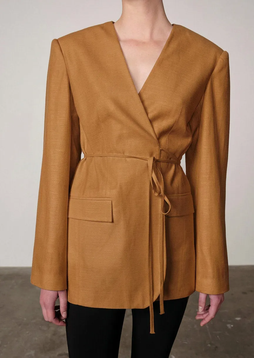 Indiana Oversized Blazer - Toffee sold by Herskind product image thumbnail 4