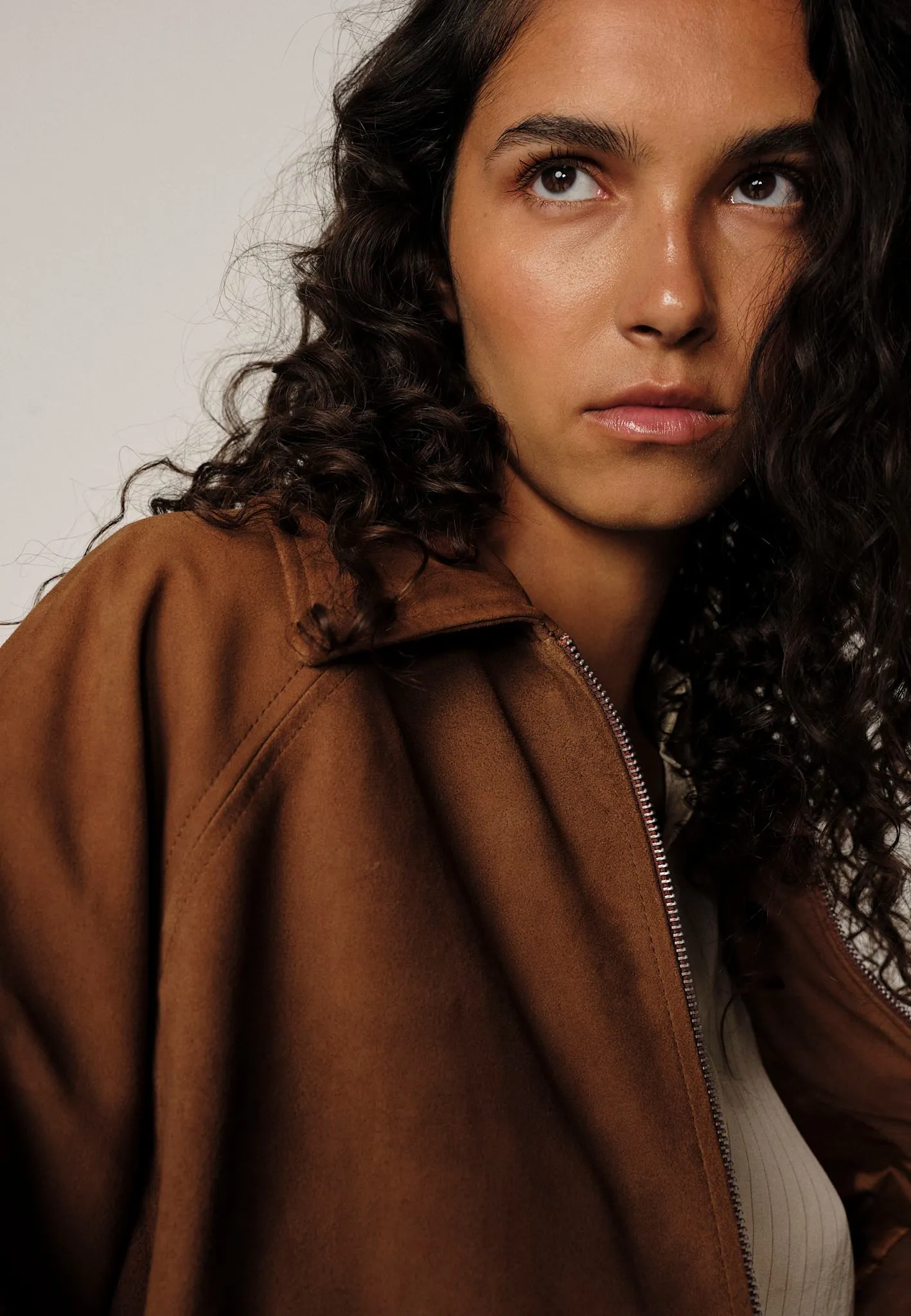 Ray Suede Jacket - Cognac sold by Herskind product image thumbnail 5
