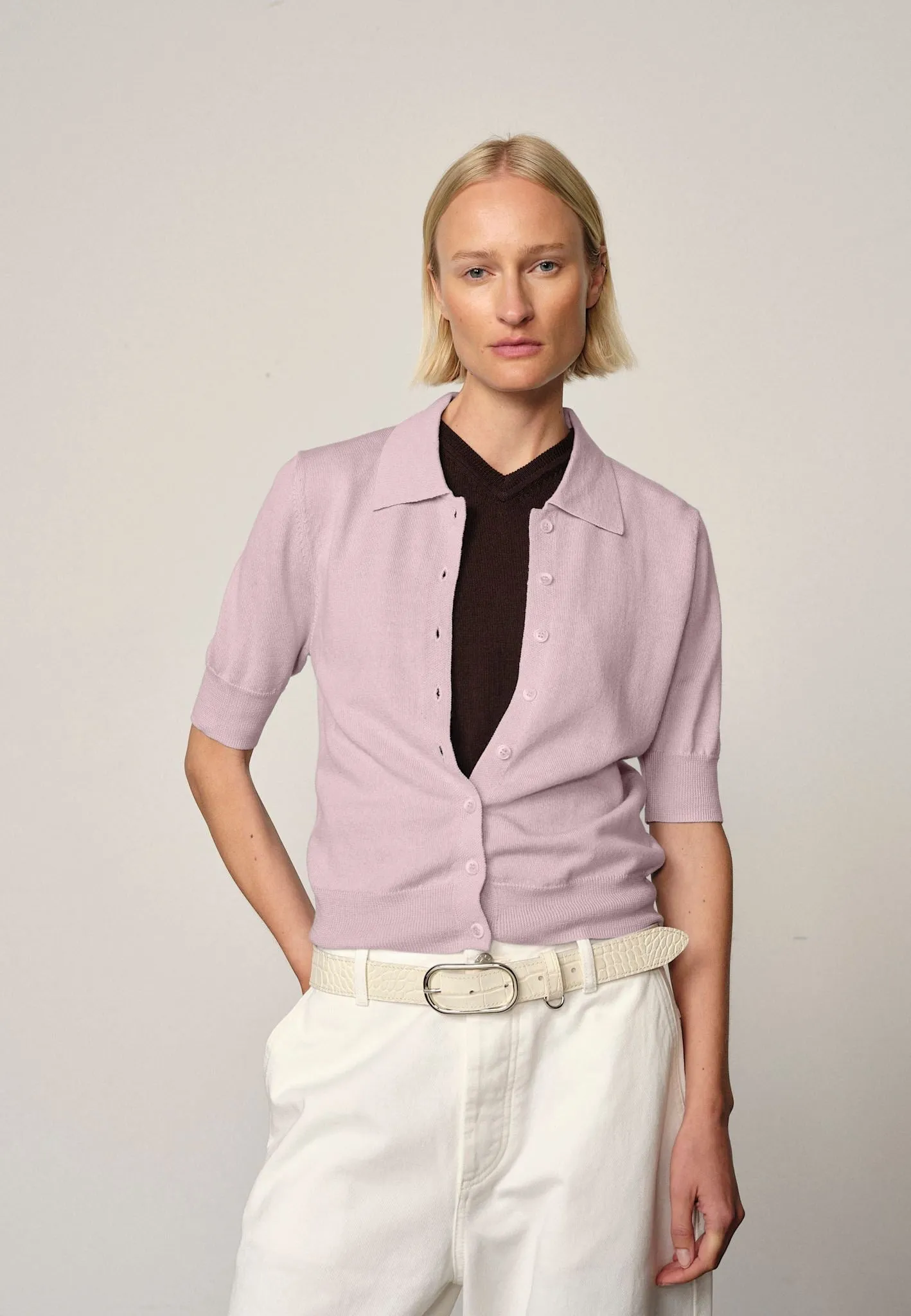 Kaspar Knit Cardigan - Marshmellow sold by Herskind product image thumbnail 2