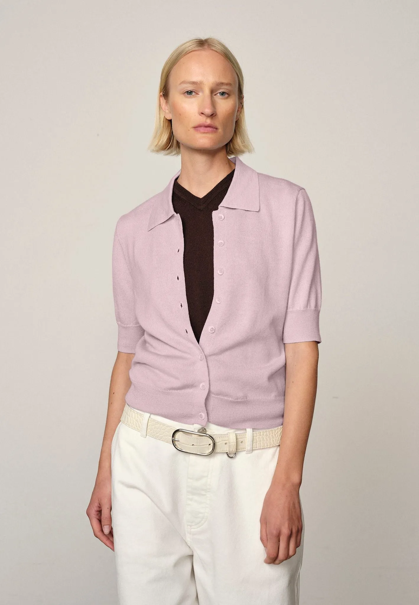 Kaspar Knit Cardigan - Marshmellow sold by Herskind