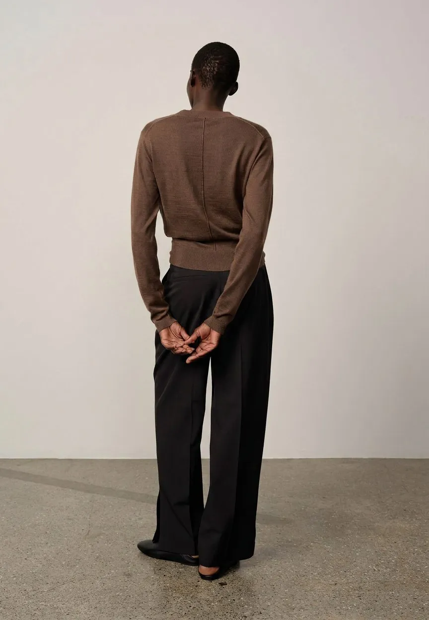 Nuno Mid Waist Pants - Coffee Brown sold by Herskind product image thumbnail 5