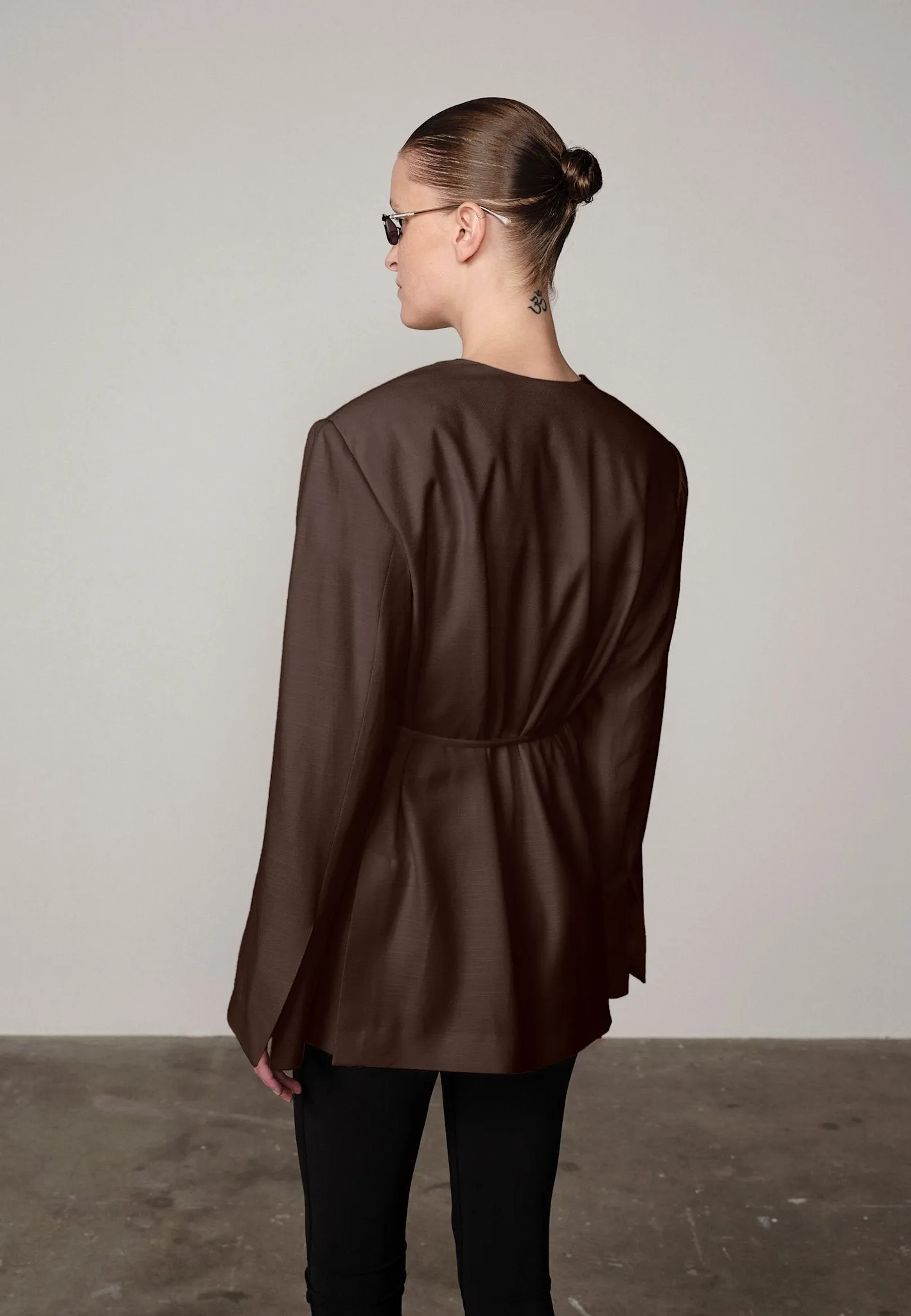 Indiana Oversized Blazer - Java Brown sold by Herskind product image thumbnail 5