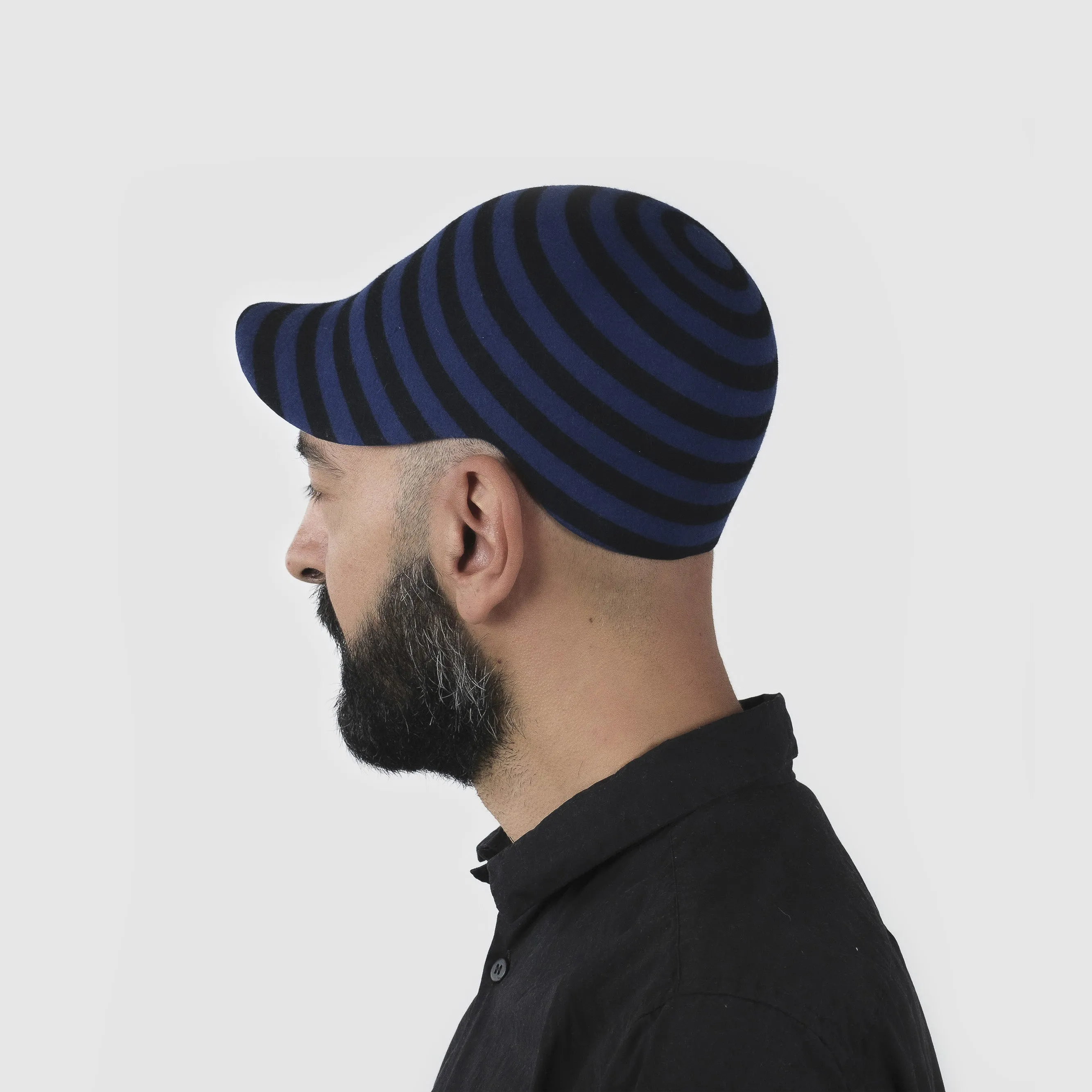 CLASSICO 20 stripes black/blue wool sold by Reinhard Plank product image thumbnail 2