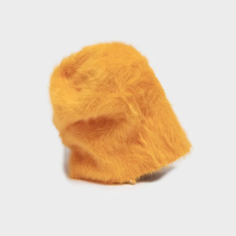 CUFFIA angora orange made by Reinhard Plank