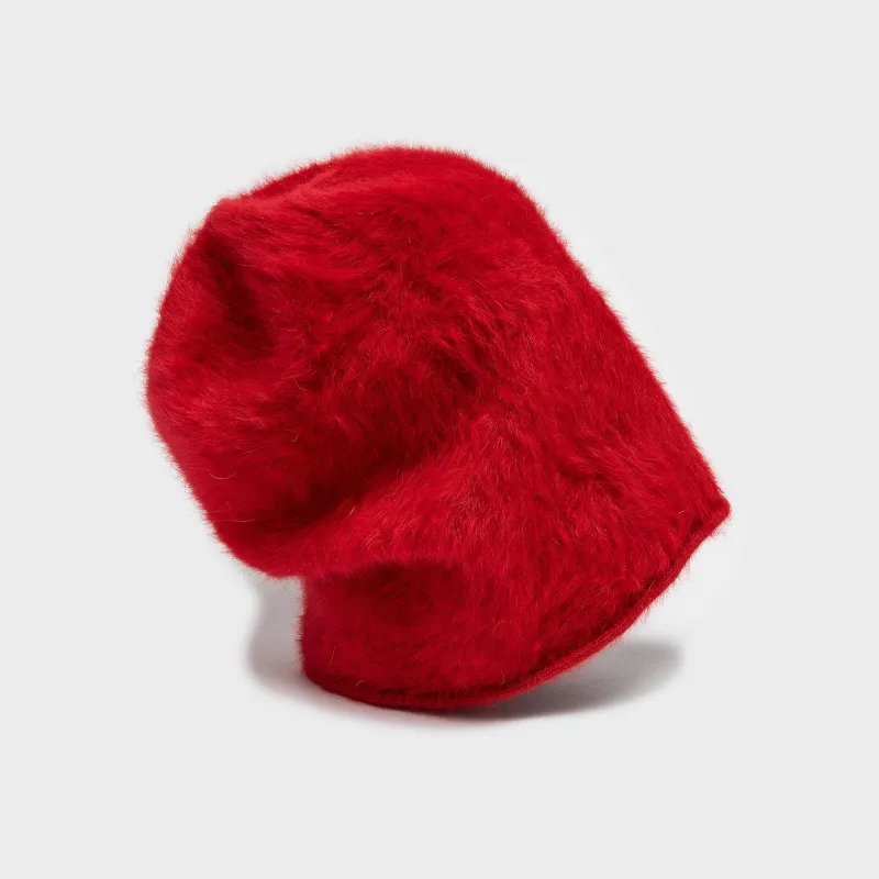 CUFFIA angora red made by Reinhard Plank