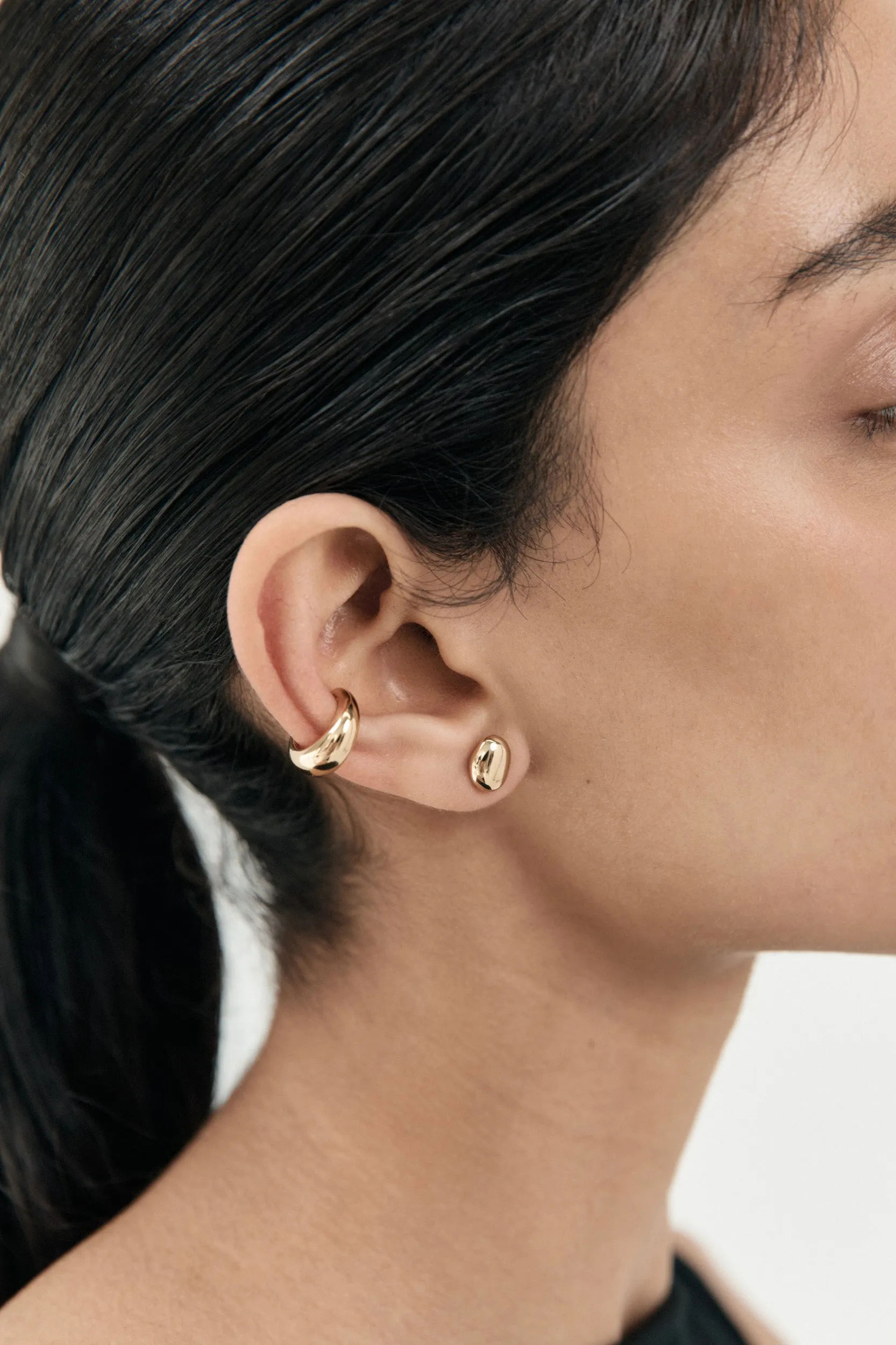 Modern Ear Set - Gold sold by Nina Gordon